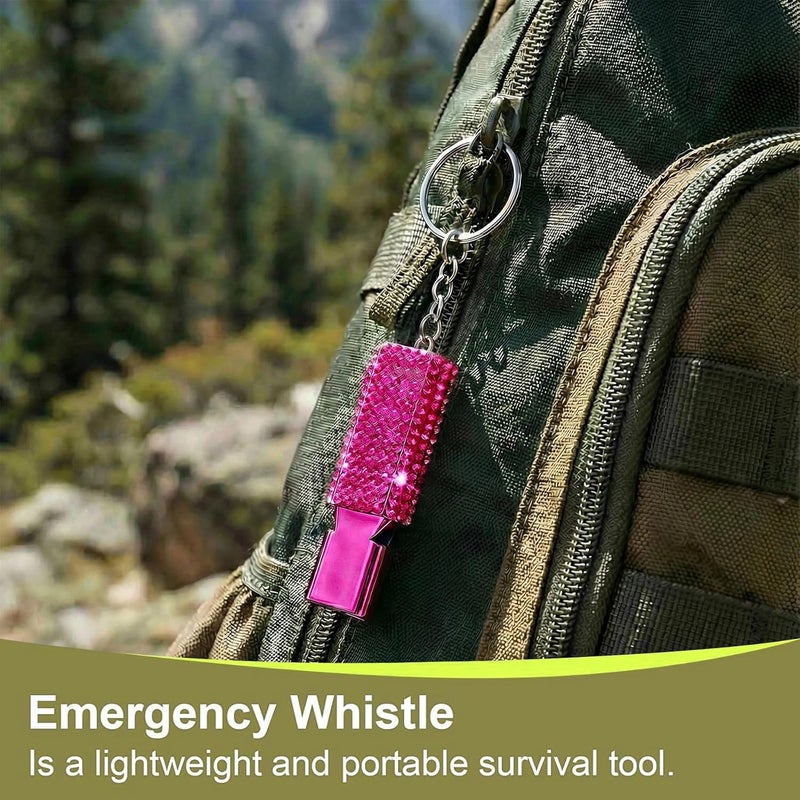 Binboll Double-Tube Whistle Aluminum Alloy Survival Whistle for Outdoor Needs Sports Referee Emergency - Image 5